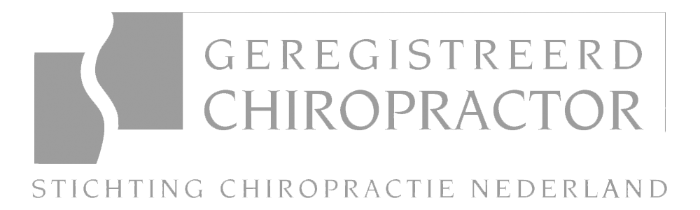 Logo geregistreerd chiropractor grijs v2